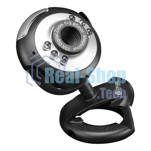 Веб-камера OKLICK OK-C8825 640x480, 30 кадр/с, USB Type-A, микрофон, черный/белый