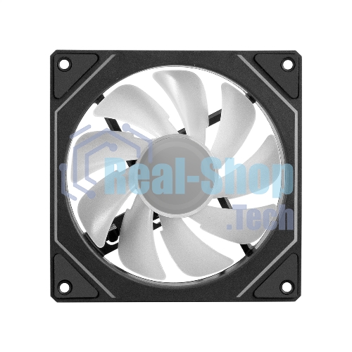 Вентилятор с подсветкой ExeGate EX12025HM3PM.FRGb.PRM (120x120x25 мм, FRGb, Hydraulic bearing (гидродинамический), 3pin+Molex, 1200RPM, 24dBA)