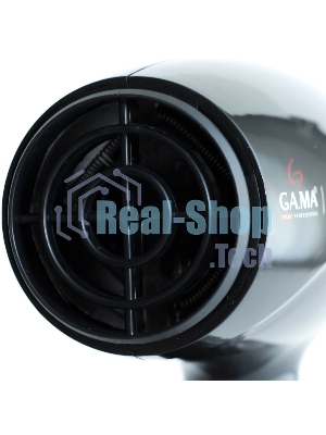 Фен GA.MA GH0201 EOLIC MINI CX черный, 1600 Вт, компактный, ионизация
