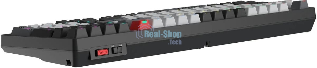 Клавиатура беспроводная механическая A4Tech Bloody WS98 USB черный/серый (WS98)