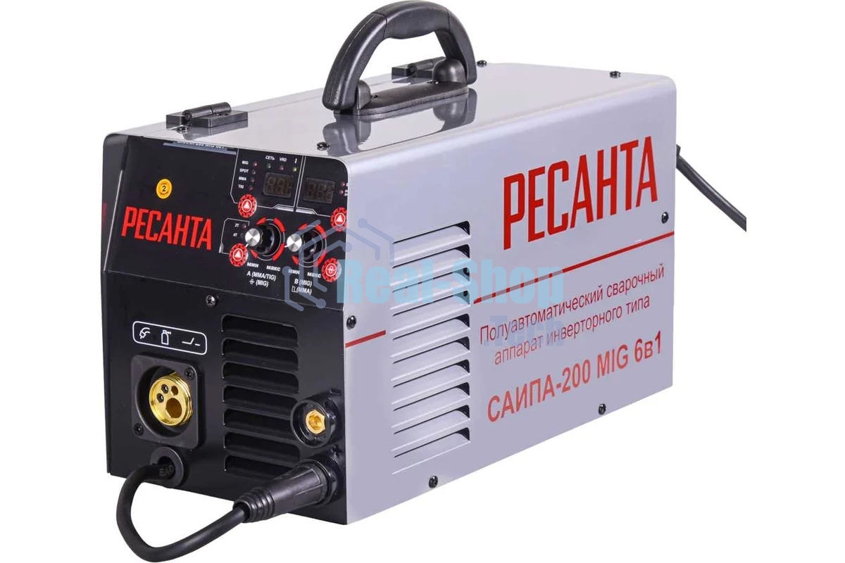 Сварочный аппарат инверторный полуавтоматический Ресанта САИПА-200 65/9