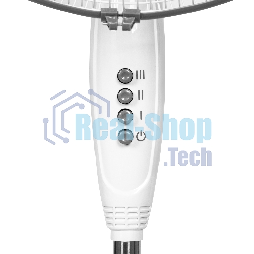 Вентилятор Ballu BFF-815W белый, напольный, 45 Вт, 3 скорости, 40 см