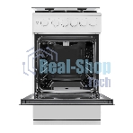 Плита газовая Maunfeld MGC50GCW08D белый, конфорок 4 шт, духовка 59 л, 50 см x 89 см x 65 см