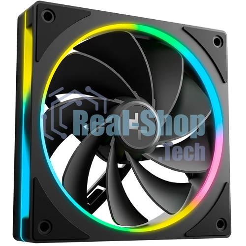 Вентилятор для корпуса Deepcool FL12R SE Reverse ARGb 120х120x25 черный 4-pin 28.67дБ (упак.:1шт) (R-FL12RSE-BKAPN1-G) Ret