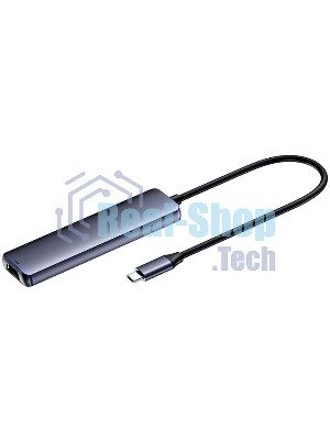 USB-концентратор Netac WF13, USB Type-C, USB/HDMI/USB Type-C, USB