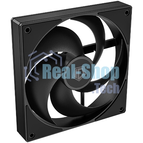 Вентилятор для корпуса ID-Cooling AS-120-K черный 120мм 2000rpm 27.2db 4-pin