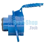 Розетка стационарная внутренняя EKF 423 ps-423-32-220 32А 220В 2P+E IP44