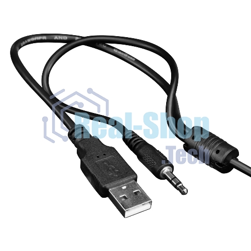 Веб-камера OKLICK OK-C8825 640x480, 30 кадр/с, USB Type-A, микрофон, черный/белый