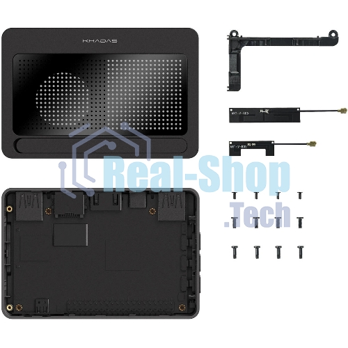 Компьютерный корпус Khadas DIY Case2 for VIMs SBC,Plate Metal,Piano черный