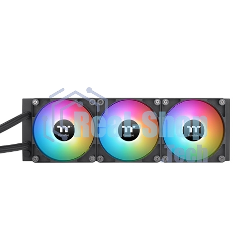 Система жидкостного охлаждения Thermaltake TH360 V2 Ultra ARGb Soc-AM5/AM4/1200/1700/1851 черный 4-pin 25.8dB Al+Cu LCD Ret (CL-W384-PL12SW-A)