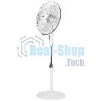 Вентилятор Ballu BFF-815W белый, напольный, 45 Вт, 3 скорости, 40 см