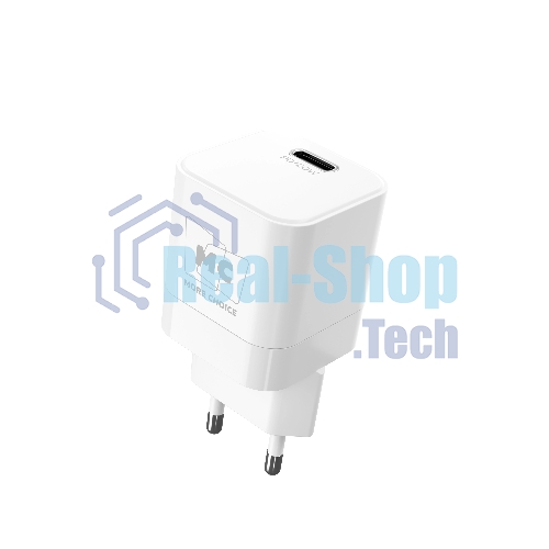 Сетевое зарядное устройство MORE CHOICE (4620202555830) NC86i 1Type-C 3.0A PD 20W для Lightning 8-pin Type-C, белый