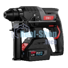 Перфоратор Deli DE-DC20-2D4, SDS-plus, 20 В, 2 Дж, от аккумулятора