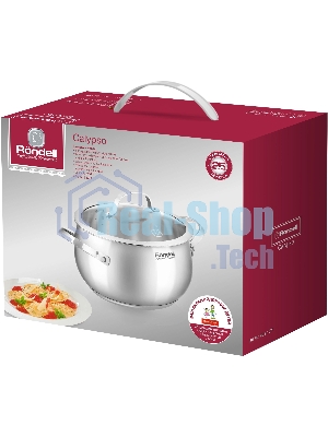 Кастрюля Rondell Calypso RDS-1671 3.8л. d=20см (с крышкой) сталь