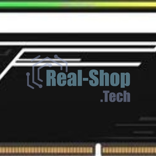 Оперативная память Netac Shadow II RGB, DDR5, 32GB (2x16GB), 6800 MHz, CL34, с радиатором, RGB, чёрный
