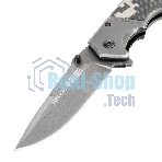 Нож складной Denzel, многоцелевой, системы Liner-Lock, с накладкой G10 на эргономичной рукоятке 79209