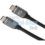 Кабель Digma D-Type-C-USB3.2-3m D-TYPE-C-USB3.2-100W-4K-3M 3м черный