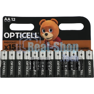 Батарея Opticell Basic LR6 AA (12шт) блистер