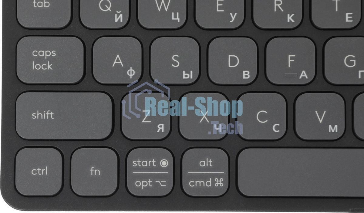 Клавиатура Logitech Keys to Go 2 беспроводная, Bluetooth, серый, английская раскладка