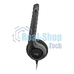 Гарнитура Logitech H390 чёрный, проводная, USB