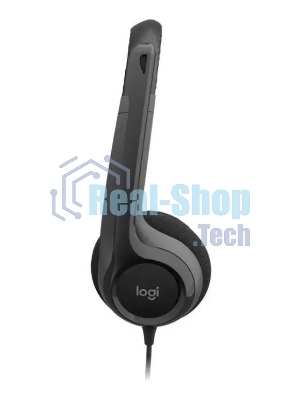 Гарнитура Logitech H390 чёрный, проводная, USB