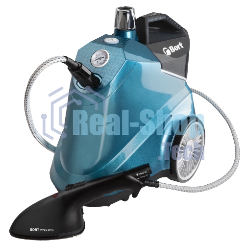Отпариватель Bort Pro Iron голубой, 2500 Вт, 95 г/мин, 3800 мл