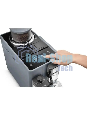 Кофемашина автоматическая DeLonghi EXAM440.55.G серый, исп. кофе - молотый/зерна, 1.4 л, 1450 Вт, 19 Бар.
