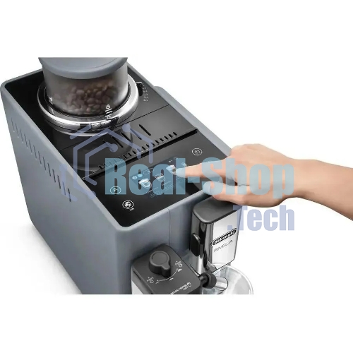 Кофемашина автоматическая DeLonghi EXAM440.55.G серый, исп. кофе - молотый/зерна, 1.4 л, 1450 Вт, 19 Бар.