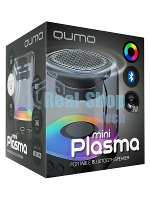Акустическая система QUMO Plasma mini ВТ 0081 3 ВТ объемное звучание RGb