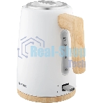 Чайник электрический Vitek VT-1154 1.7л. 2200Вт белый/дерево