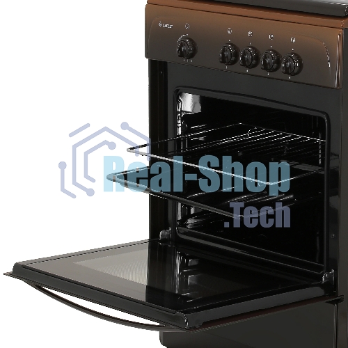 Плита газовая Gefest 1200-С7 К39 коричневый, конфорок 4 шт, духовка 63 л, 60 см x 85 см x 60 см