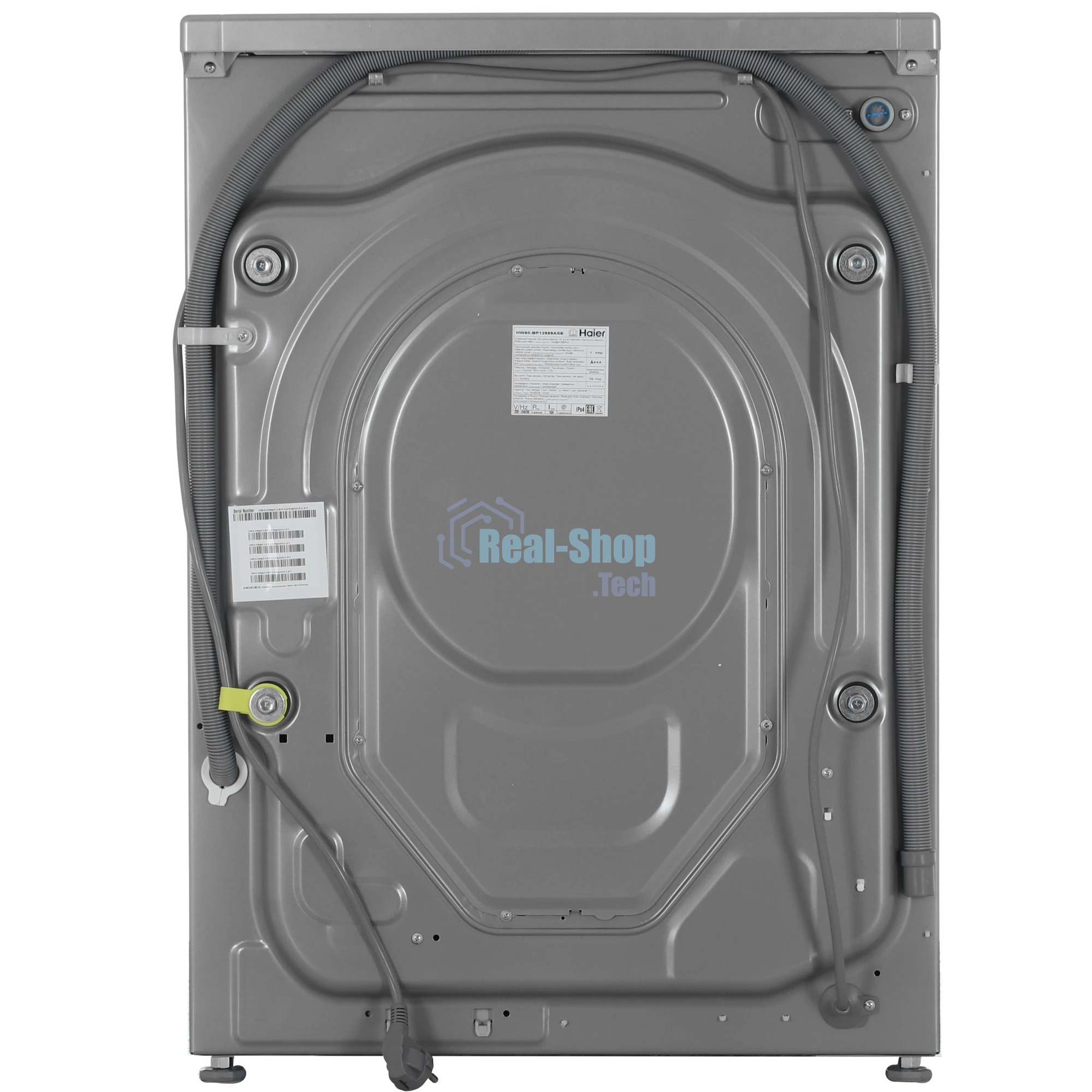 Стиральная машина Haier HW60-BP12959ASE серебристый, загрузка фронтальная 6 кг, 1200 об/мин., класс: A+++