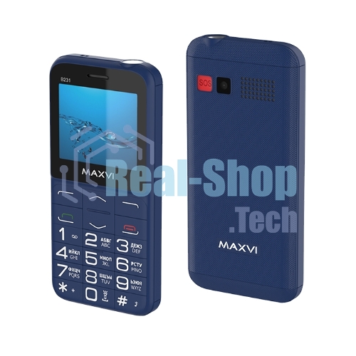 Мобильный телефон Maxvi B231 синий