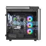 Система жидкостного охлаждения Thermaltake TH360 V2 Ultra ARGb Soc-AM5/AM4/1200/1700/1851 черный 4-pin 25.8dB Al+Cu LCD Ret (CL-W384-PL12SW-A)