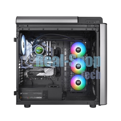 Система жидкостного охлаждения Thermaltake TH360 V2 Ultra ARGb Soc-AM5/AM4/1200/1700/1851 черный 4-pin 25.8dB Al+Cu LCD Ret (CL-W384-PL12SW-A)