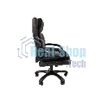 Кресло Chairman 442 черный, экокожа, 120 кг