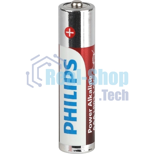 Элемент питания алкалиновый AAA/LR03 1.5В Power (блист. 20шт) Philips Б0064654