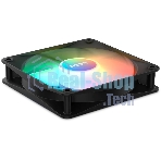 Вентилятор для корпуса Case Cooler NZXT F120 RGb Core Triple Pack (120x120x25мм, 4-pin PWM, RGb, 78.86CFM, 33.88dBA, 1800RPM, черный, 3pcs)