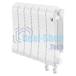 Радиатор биметаллический Royal Thermo Infinity 300 Bianco Traffico VR80 - 6 секц.