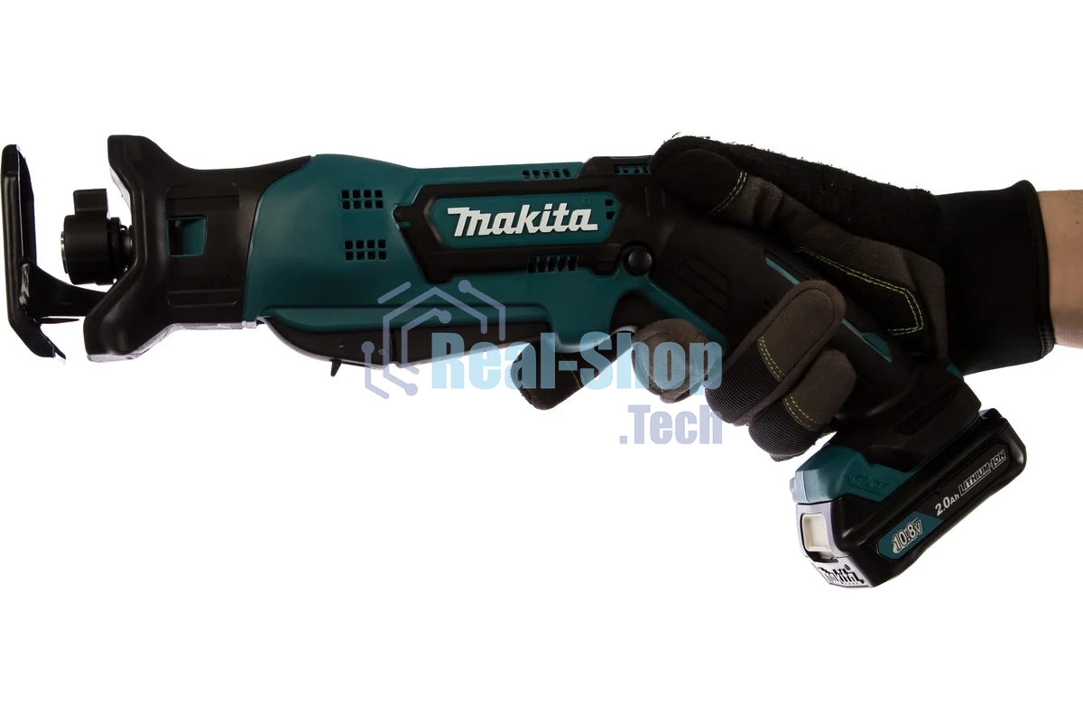 Ножовка Makita JR103DWAE10.8В 2х2Ач Li-ion 0-3300об\м ход-13мм рез-50мм 1.3кг чем б\кл зам. пилки