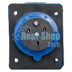 Розетка стационарная внутренняя EKF 423 ps-423-32-220 32А 220В 2P+E IP44