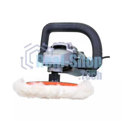 Профессиональная полировальная угловая машина KLPRO KLPJ42180 (1400вт, 3300 об/мин, 230мм, шерстяной войлок в комплекте)