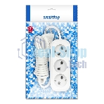 Удлинитель бытовой Smartbuy (SBE-10-3-07-N) 3 гнз х 7,0 м (10А/2.2 кВт, ПВС 2х1.0)