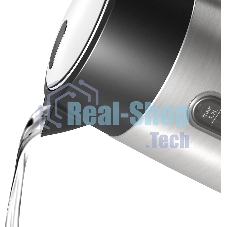 Электрочайник Bosch TWK4P440 черный, 1.7 л, 2400 Вт, скрытый нагревательный элемент