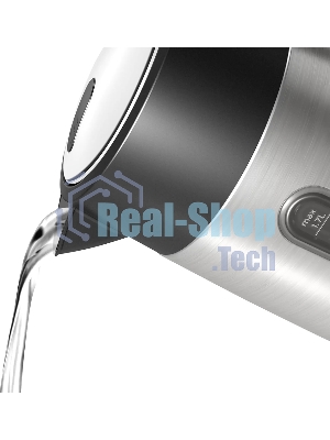Электрочайник Bosch TWK4P440 черный, 1.7 л, 2400 Вт, скрытый нагревательный элемент