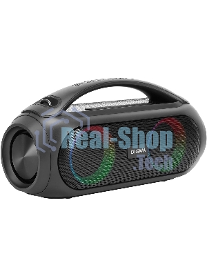 Колонка портативная Digma D-PS1530 черный/черный 50W 2.1 BT 10м 3000mAh