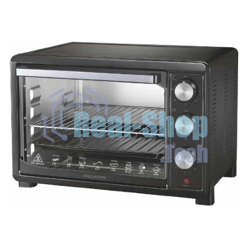 Мини-печь Willmark WO-503B (45 литров, таймер, термостат,230С, 1800Вт, черный)