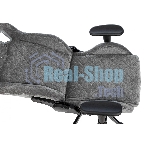 Кресло Knight Outrider серый, ткань, 120 кг, механизм качания