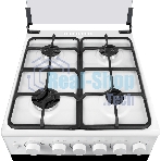 Плита газовая Maunfeld MGC50GCW08D белый, конфорок 4 шт, духовка 59 л, 50 см x 89 см x 65 см