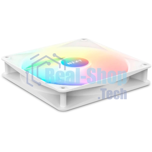 Вентилятор для корпуса Case Cooler NZXT F140 RGb Core Twin Pack (140x140x25мм, 4-pin PWM, RGb, 89.48CFM, 32.5dBA, 1800RPM, белый, 2pcs)